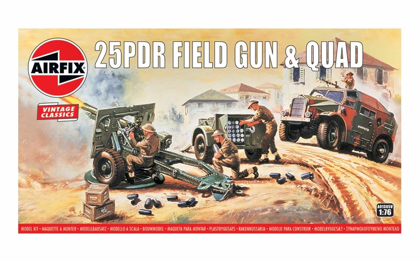 25 PDR Field Gun & Quad - Chester Model Centre