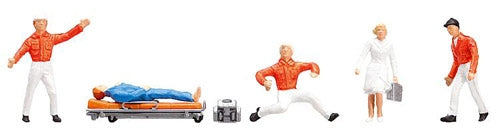 Rescue Service at Work Figure Set (6) - Chester Model Centre