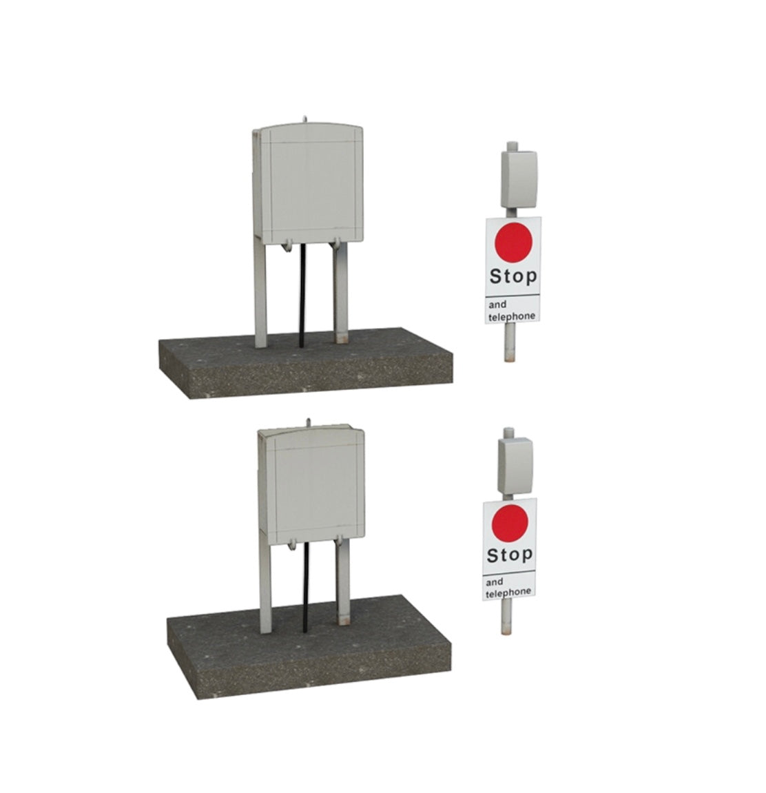 Bachmann 44-0500 Lineside Relay Boxes and Telephone - Chester Model Centre