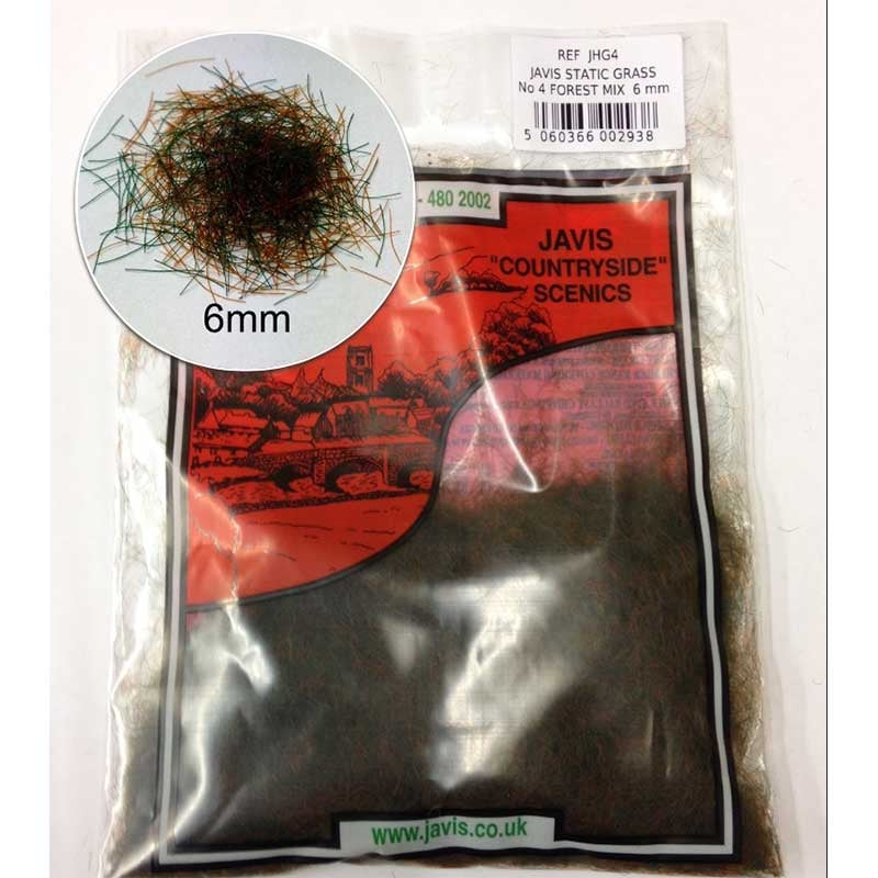 Static Grass No 4 Forest Mix 6mm - Chester Model Centre