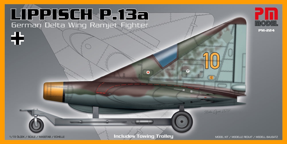 Lippisch P.13a (German Delta Wing Ramjet Fighter) - Chester Model Centre