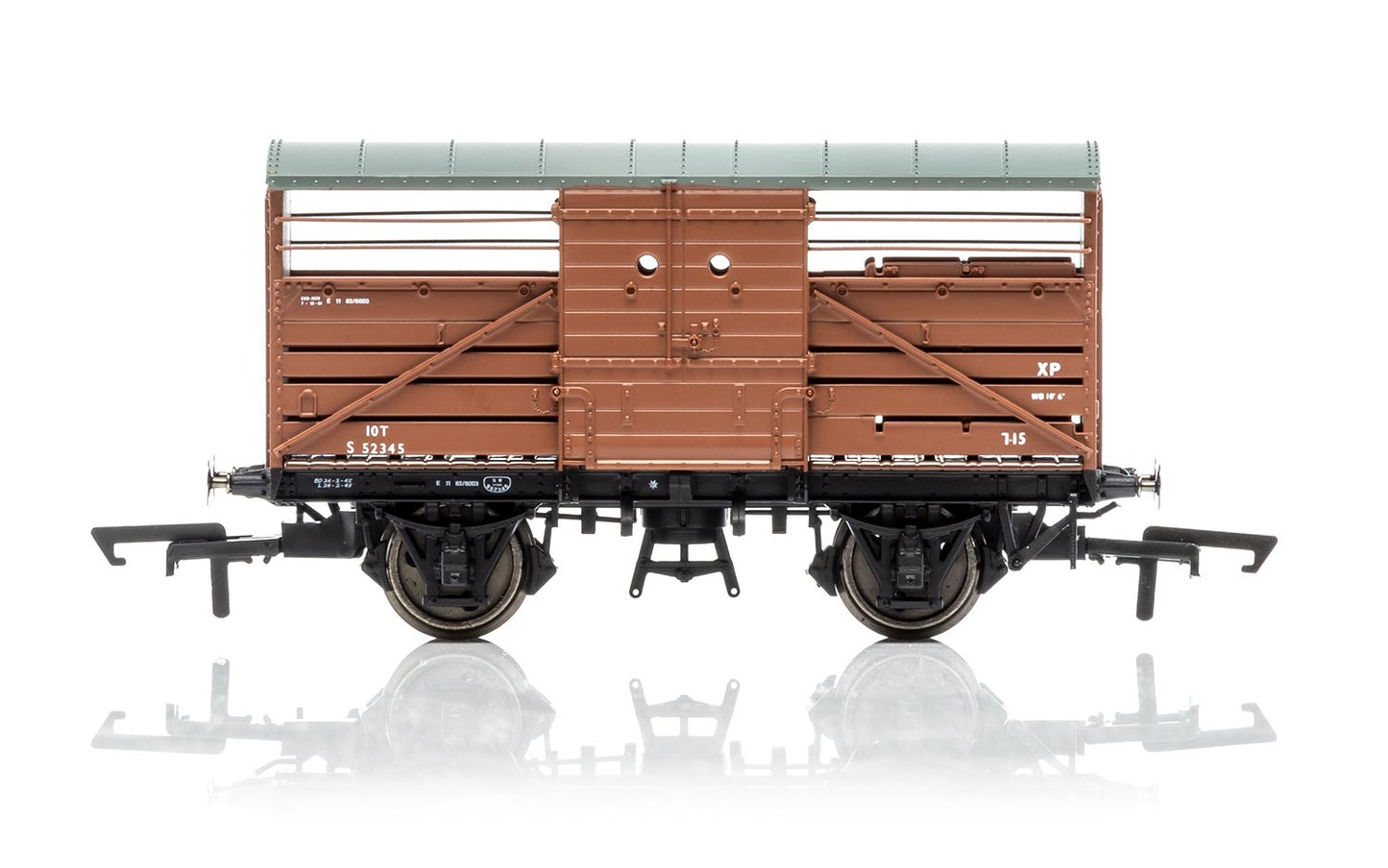 R6840 BR (ex SR) 10 Ton Bulleid Cattle Wagon ‘S52345’ Dia.1530 - Chester Model Centre