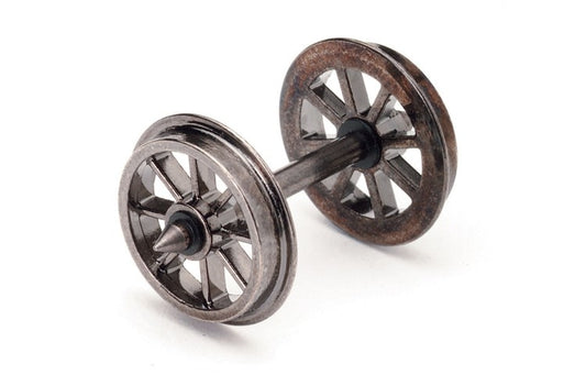 Spoked Wheel/Axles (10 Sets) - Chester Model Centre
