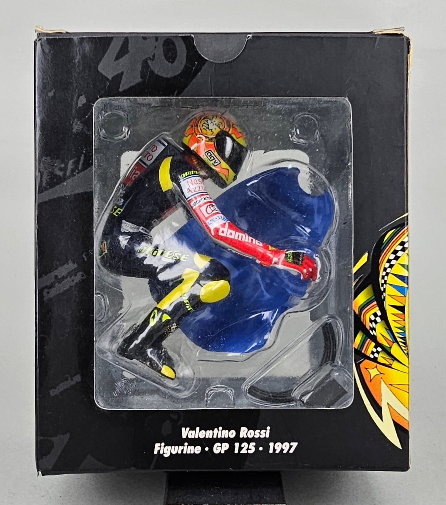 MINICHAMPS Limited Edition (7,464 pieces) #312 970146 - 1/12 Scale Resin Figurine Valentino Rossi GP 125 1997 - Chester Model Centre
