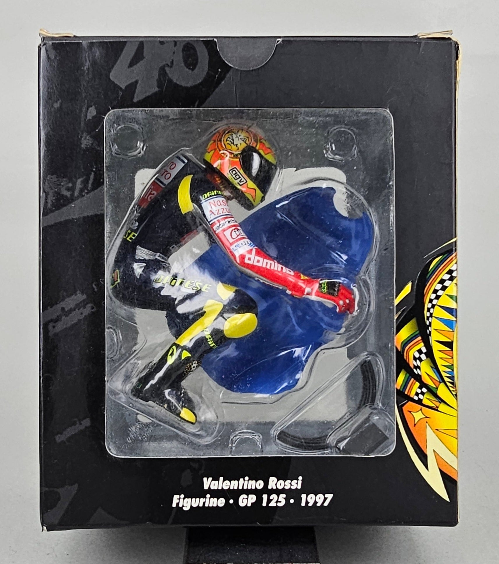 MINICHAMPS Limited Edition (7,464 pieces) #312 970146 - 1/12 Scale Resin Figurine Valentino Rossi GP 125 1997 - Chester Model Centre