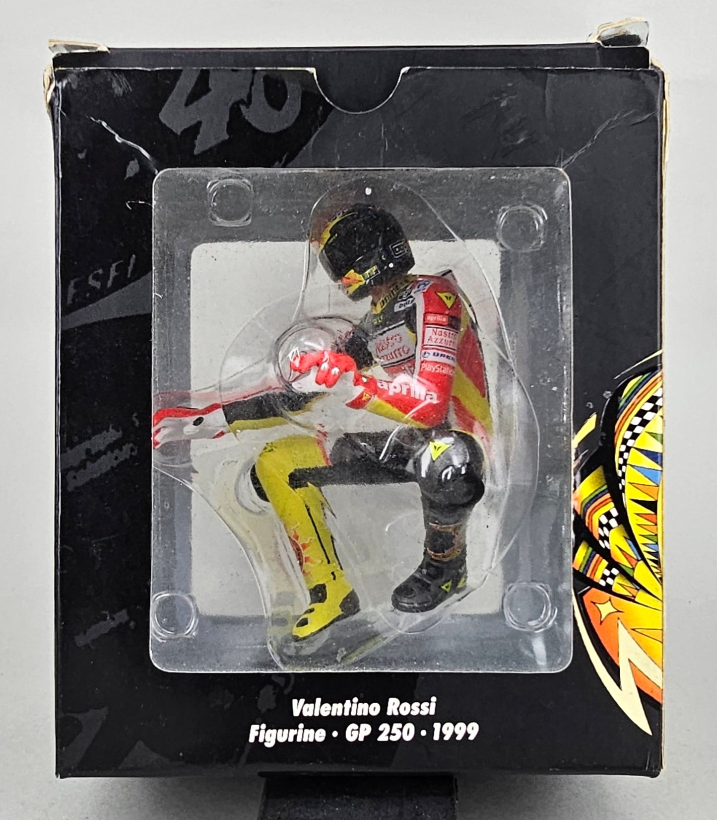 MINICHAMPS Limited Edition (7464 Pieces) #312 990146 - 1/12 Scale Resin Figurine Valentino Rossi GP 250 1999 - Chester Model Centre