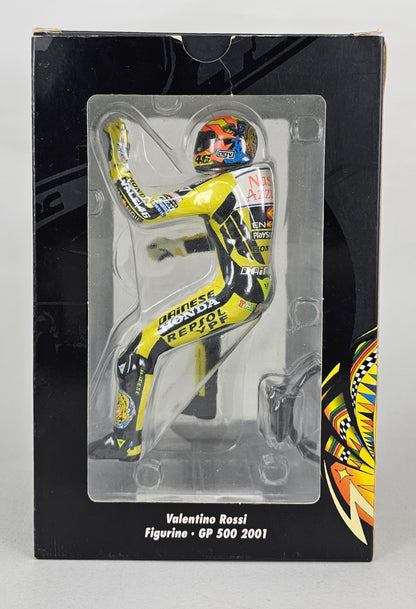 MINICHAMPS Limited Edition (7446 Pieces) #312 010046 - 1/12 Scale Resin Figurine Valentino Rossi GP 500 2001 - Chester Model Centre