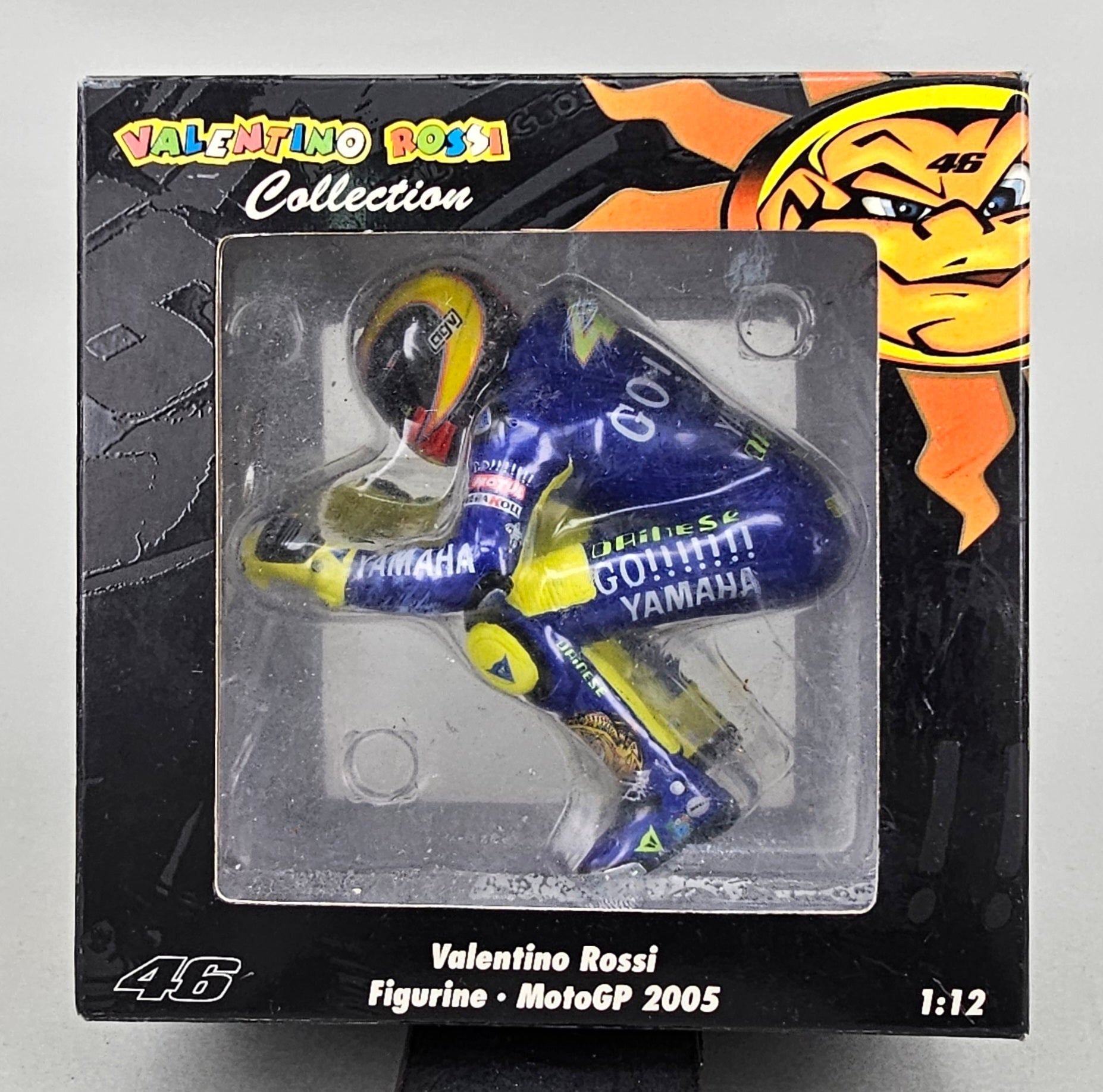 MINICHAMPS Limited Edition (2999 pieces) #312 050146 - 1/12 Scale Resin Figurine Valentino Rossi MotoGP 2005 - Chester Model Centre