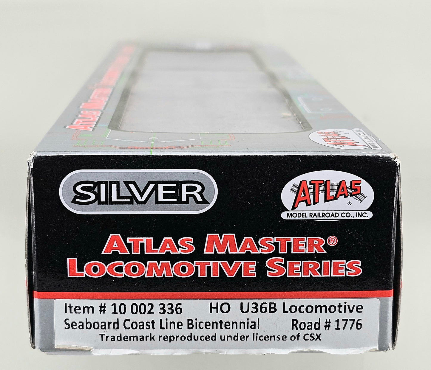 ATLAS HO Scale Silver Series #10 002 336 - U36B Locomotive Seabord Coast Line Bicentennial #1776 (DCC Ready - 8 Pin)