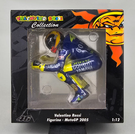 MINICHAMPS Limited Edition (2999 pieces) #312 050146 - 1/12 Scale Resin Figurine Valentino Rossi MotoGP 2005 - Chester Model Centre