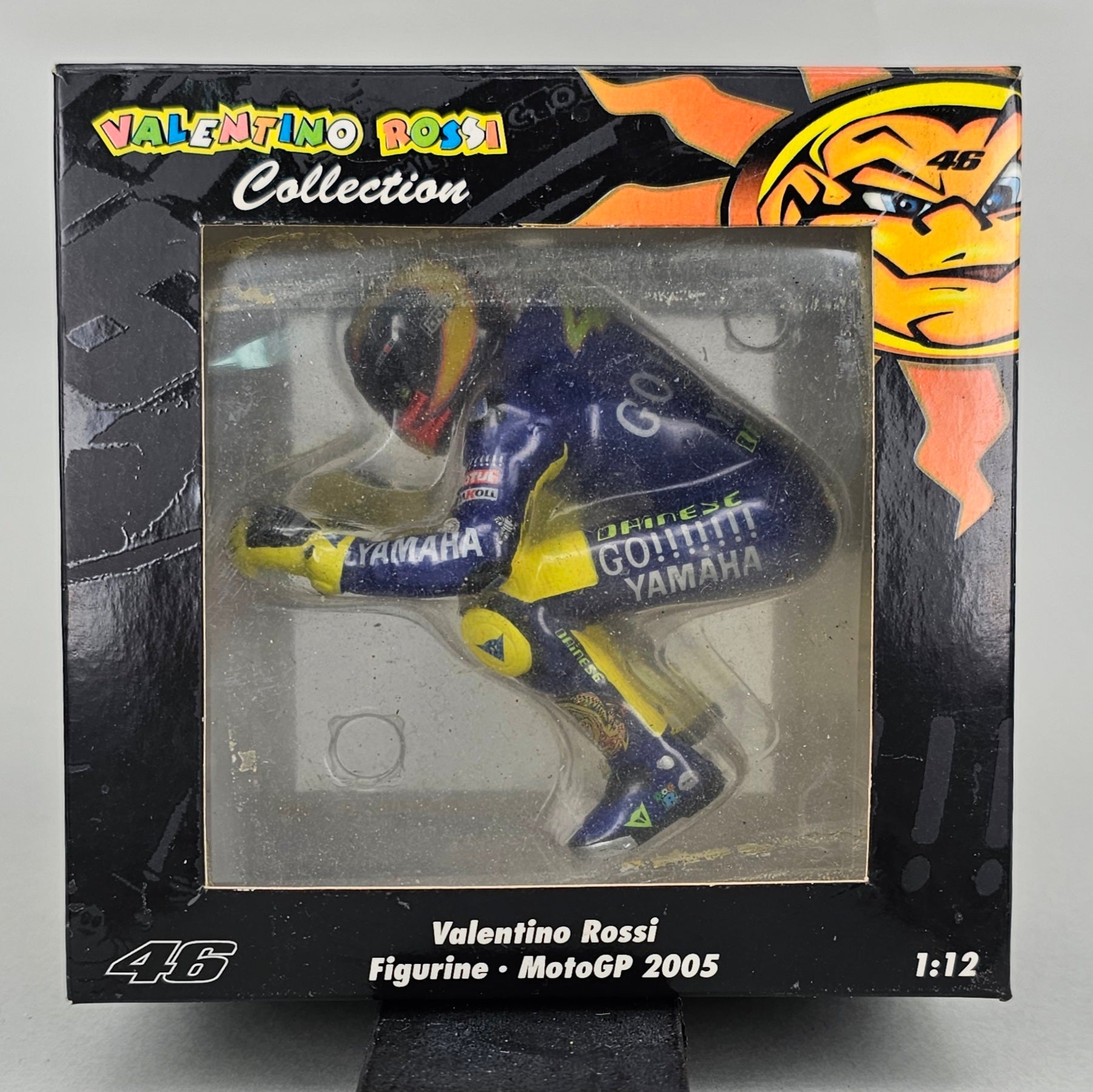 MINICHAMPS Limited Edition (2999 pieces) #312 050146 - 1/12 Scale Resin Figurine Valentino Rossi MotoGP 2005 - Chester Model Centre