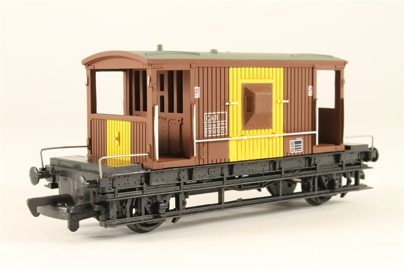 Replica Railways 13503 20T Standard Brake Van in BR Brown B954603 Air Piped - Chester Model Centre