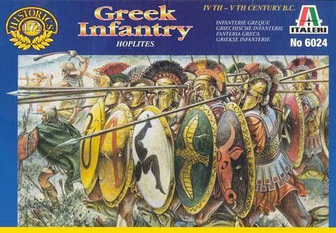Italeri 1:72 6024 Greek Infantry Hoplites Vintage Box