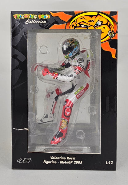 MINICHAMPS Limited Edition (3,999 items) 312 050086 - 1/12 Scale Seated Figurine Valentino Rossi MotoGP 2005 - Chester Model Centre