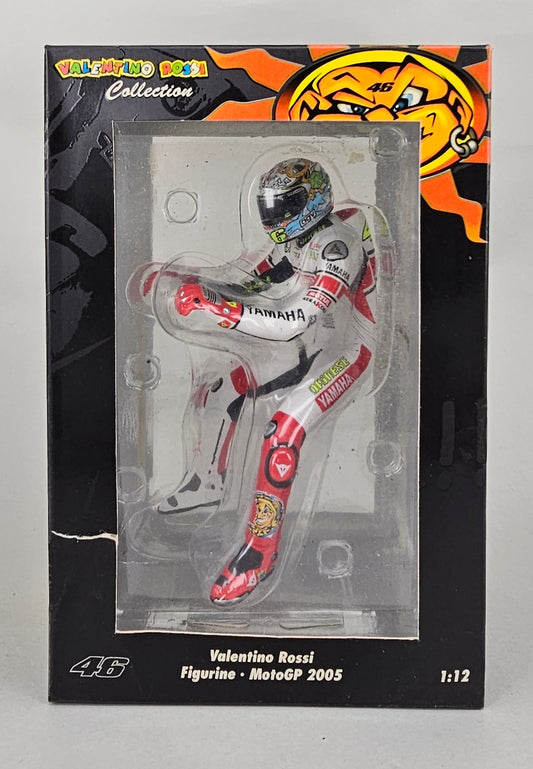 MINICHAMPS Limited Edition (3,999 items) 312 050086 - 1/12 Scale Seated Figurine Valentino Rossi MotoGP 2005 - Chester Model Centre
