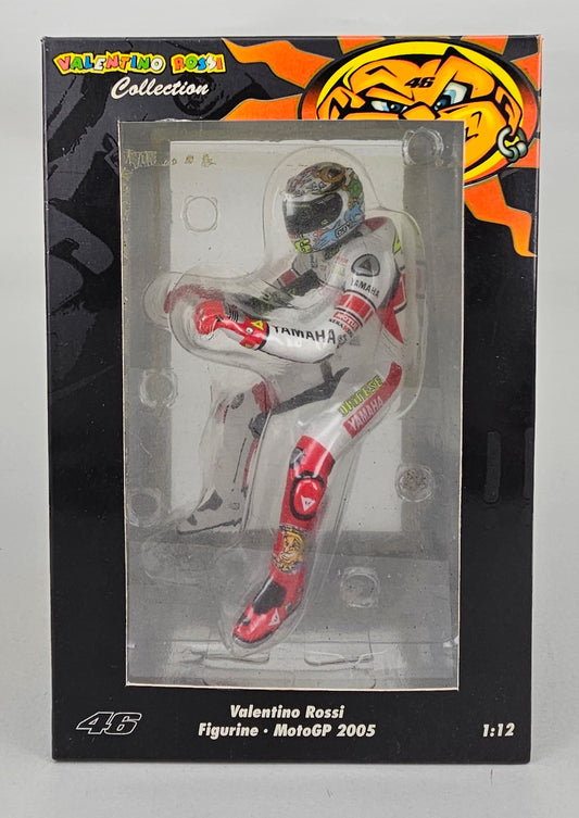 MINICHAMPS Limited Edition (3,999 items) 312 050086 - 1/12 Scale Seated Figurine Valentino Rossi MotoGP 2005 - Chester Model Centre