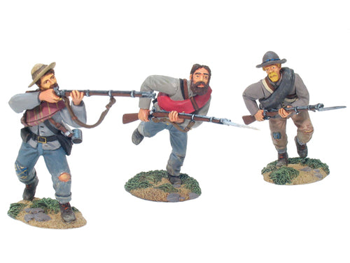 17803 Stonewall Brigade 5th Viriginia Infantry Charging Set #1 3 Piece Set - Chester Model Centre