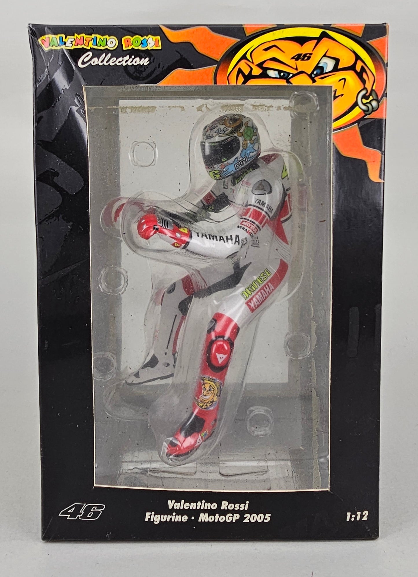 MINICHAMPS Limited Edition (3,999 items) 312 050086 - 1/12 Scale Seated Figurine Valentino Rossi MotoGP 2005 - Chester Model Centre