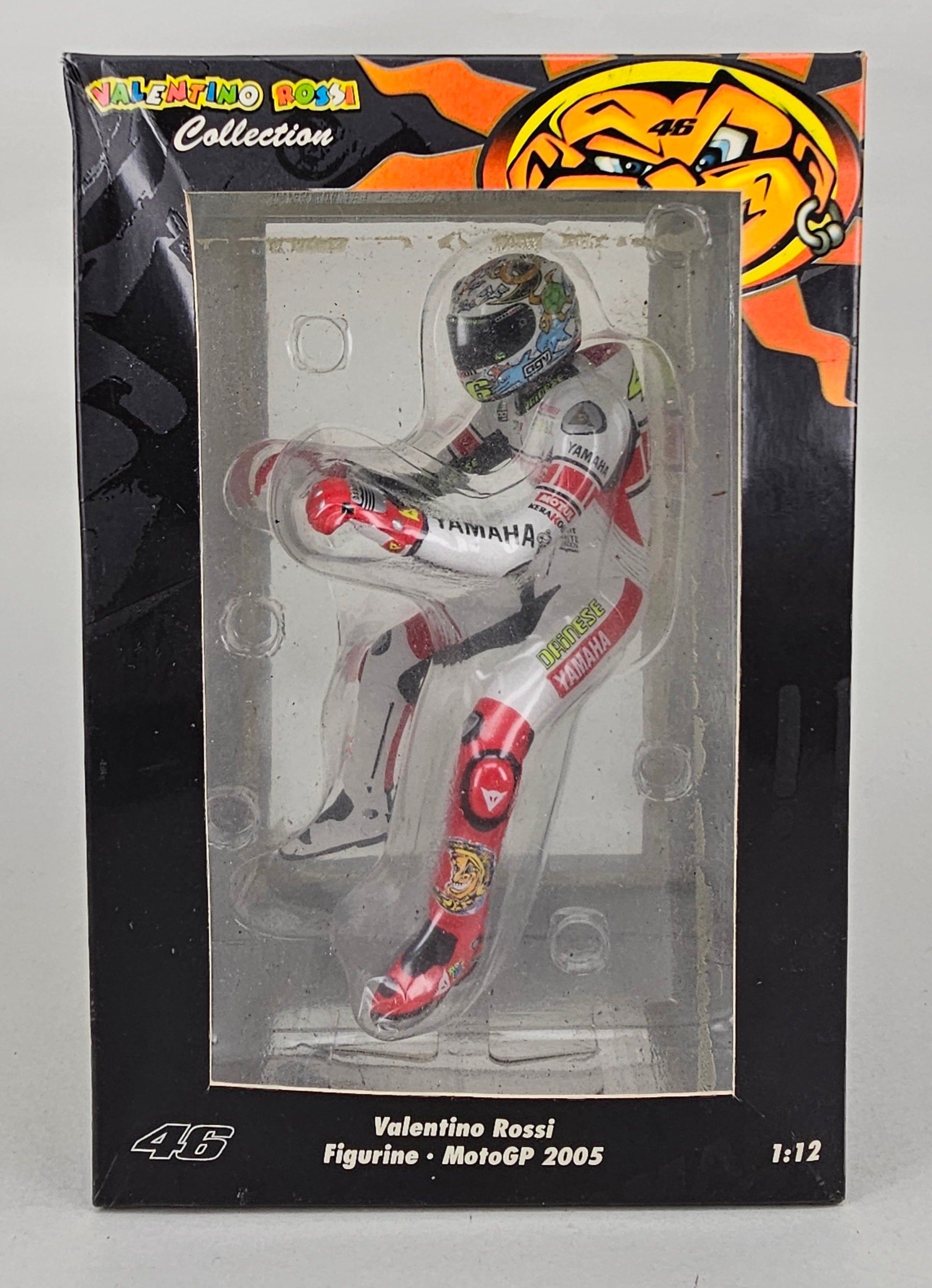 MINICHAMPS Limited Edition (3,999 items) 312 050086 - 1/12 Scale Seated Figurine Valentino Rossi MotoGP 2005 - Chester Model Centre