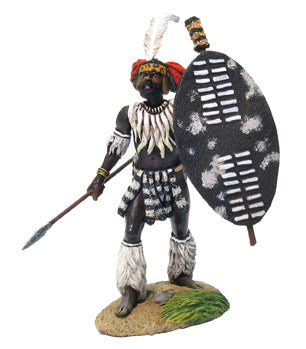 20001 Zulu War Osprey Art Series Zulu uMbonambi Regiment Advancing No.1 - Chester Model Centre
