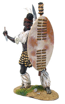 20002 Zulu War Osprey Art Series Zulu iNdlondlo Regiment, Throwing Spear No.1 - Chester Model Centre