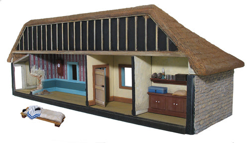 20009 Zulu War Rorkes Drift Hospital Front and Interior - Chester Model Centre