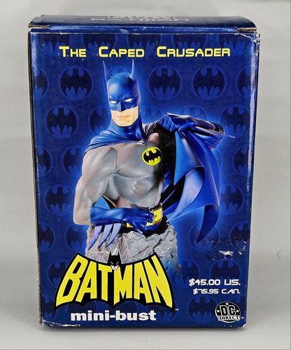DC Direct Hand-Painted Cold-Cast Porcelain Mini Busts - BATMAN The Caped Crusader