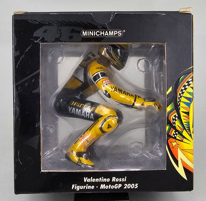 MINICHAMPS Limited Edition (2999 Pieces) 1/12 Scale #312 050196 Resin Figurine Valentino Rossi Laguna Seca MotoGP 2005 - Chester Model Centre