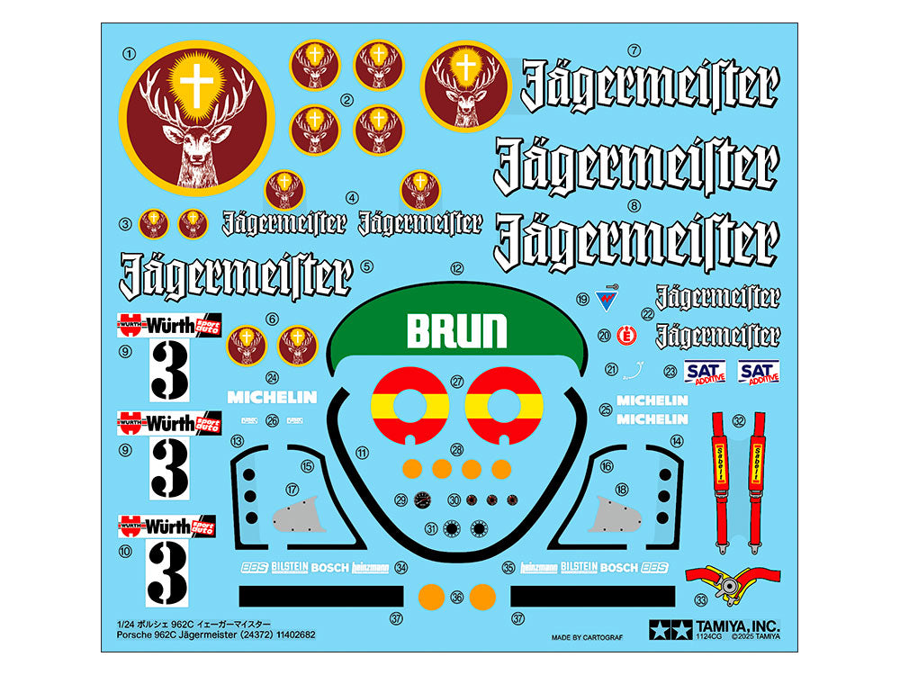 Cartograf decals are included to recreate various markings, as are masking stickers for window and headlight cover sections.