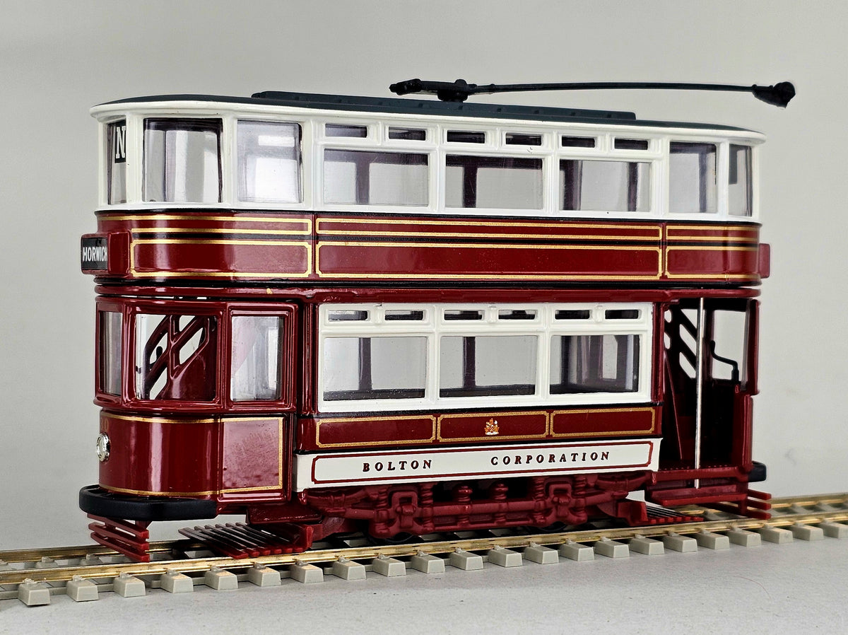 CORGI Limited Edition (0458/2800) Tramway Classics 1/76 Scale #CC25204 Double Deck Fully Closed Tram - Bolton Corporation