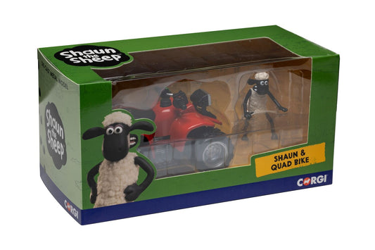 Corgi CC81001 Shaun the Sheep - Shaun Quad Bike (Red) - Chester Model Centre