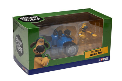 Corgi CC81003 Shaun the Sheep - Blitzer Quad Bike (Blue) - Chester Model Centre