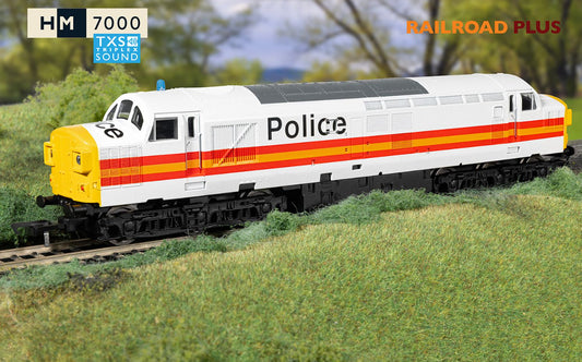 Hornby RailRoad - BR - Class 37 - '37093' Police Livery (DCC Sound Fitted) - Chester Model Centre