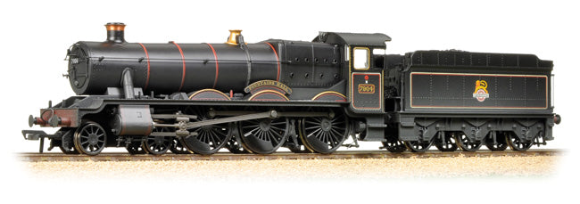 Bachmann 32-783 Modified Hall Class 7904 Fountains Hall - Lined Black Early Emblem -Weathered - Chester Model Centre