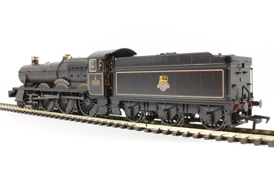 Bachmann 32-783 Modified Hall Class 7904 Fountains Hall - Lined Black Early Emblem - Weathered Era 4 - DCC Ready 8 Pin - Chester Model Centre
