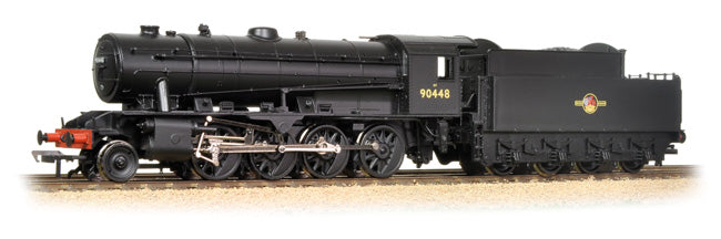 Bachmann 32-260DC WD Austerity Class 90448 BR Black Late Crest DCC Fitted - Chester Model Centre