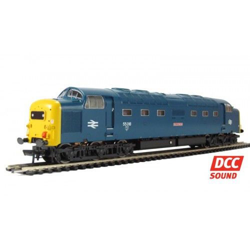 Bachmann 32-526DS CLASS 55 Deltic Ballymoss BR Blue with Sound - Chester Model Centre