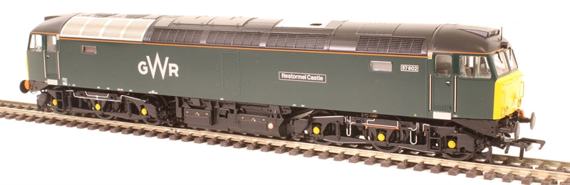 Bachmann 32-756ASF class 57 57602 Restormel castle GWR green DCC sound fitted - Chester Model Centre