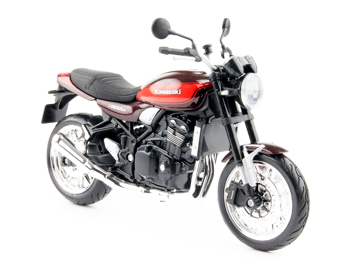 Maisto #32707 1:12 Scale Die-Cast Model Kawasaki Z900 RS Motor Bike Candytone Brown/Orange - Chester Model Centre