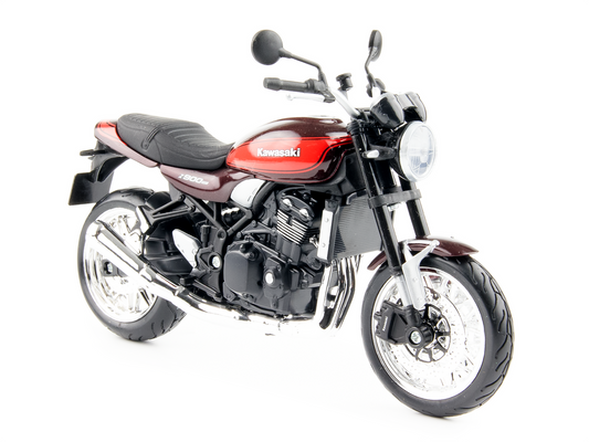 Maisto #32707 1:12 Scale Die-Cast Model Kawasaki Z900 RS Motor Bike Candytone Brown/Orange - Chester Model Centre