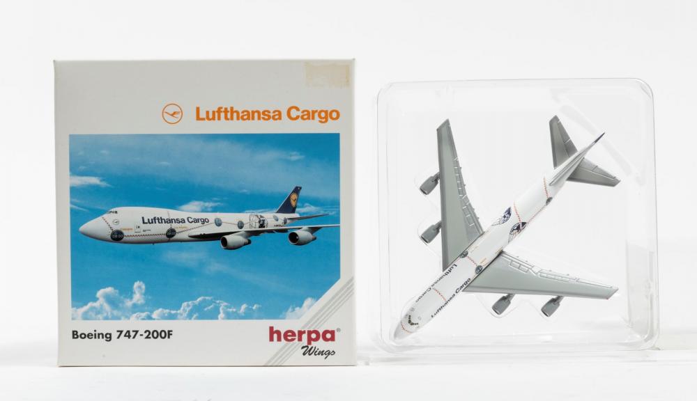 Herpa Wings 1:500 Lufthansa Cargo Boeing 747-200F 516020 - Chester Model Centre