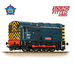 Bachmann 35-915SFX Class 08 (08617) 'Steve Purser' BR Blue (Retro) Sound Fitted - Chester Model Centre