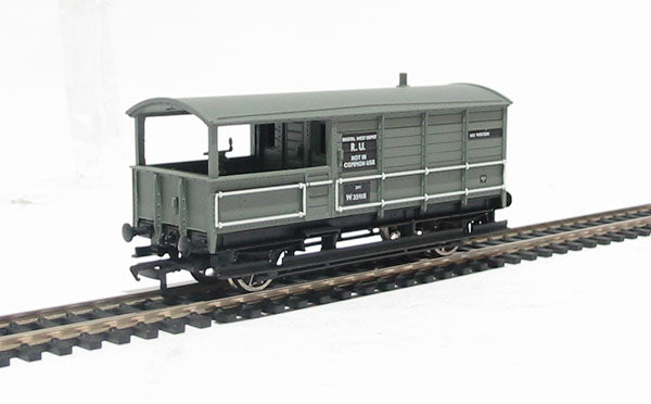 Bachmann Branch line 33-306 20 Ton Toad Brake Van BR Grey OO Gauge - Chester Model Centre