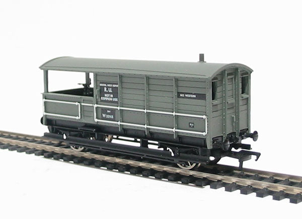 Bachmann Branch line 33-306 20 Ton Toad Brake Van BR Grey OO Gauge - Chester Model Centre