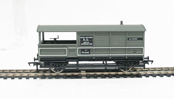 Bachmann Branch line 33-306 20 Ton Toad Brake Van BR Grey OO Gauge - Chester Model Centre