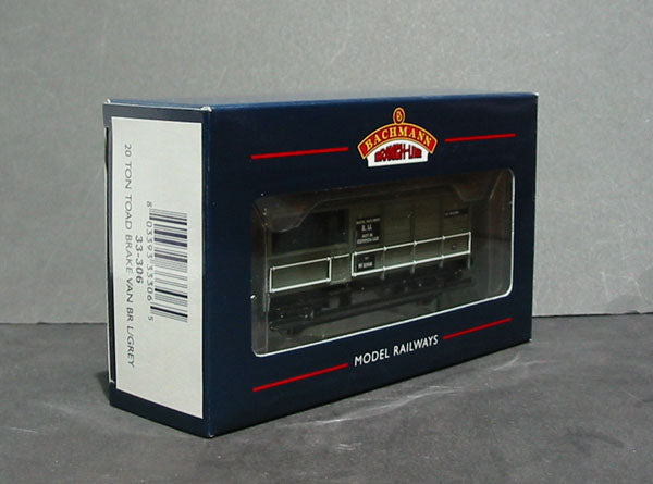 Bachmann Branch line 33-306 20 Ton Toad Brake Van BR Grey OO Gauge - Chester Model Centre
