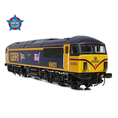 Bachmann 35-776 Class 69 69001 'Mayflower' GBRf (UK & US Flags)