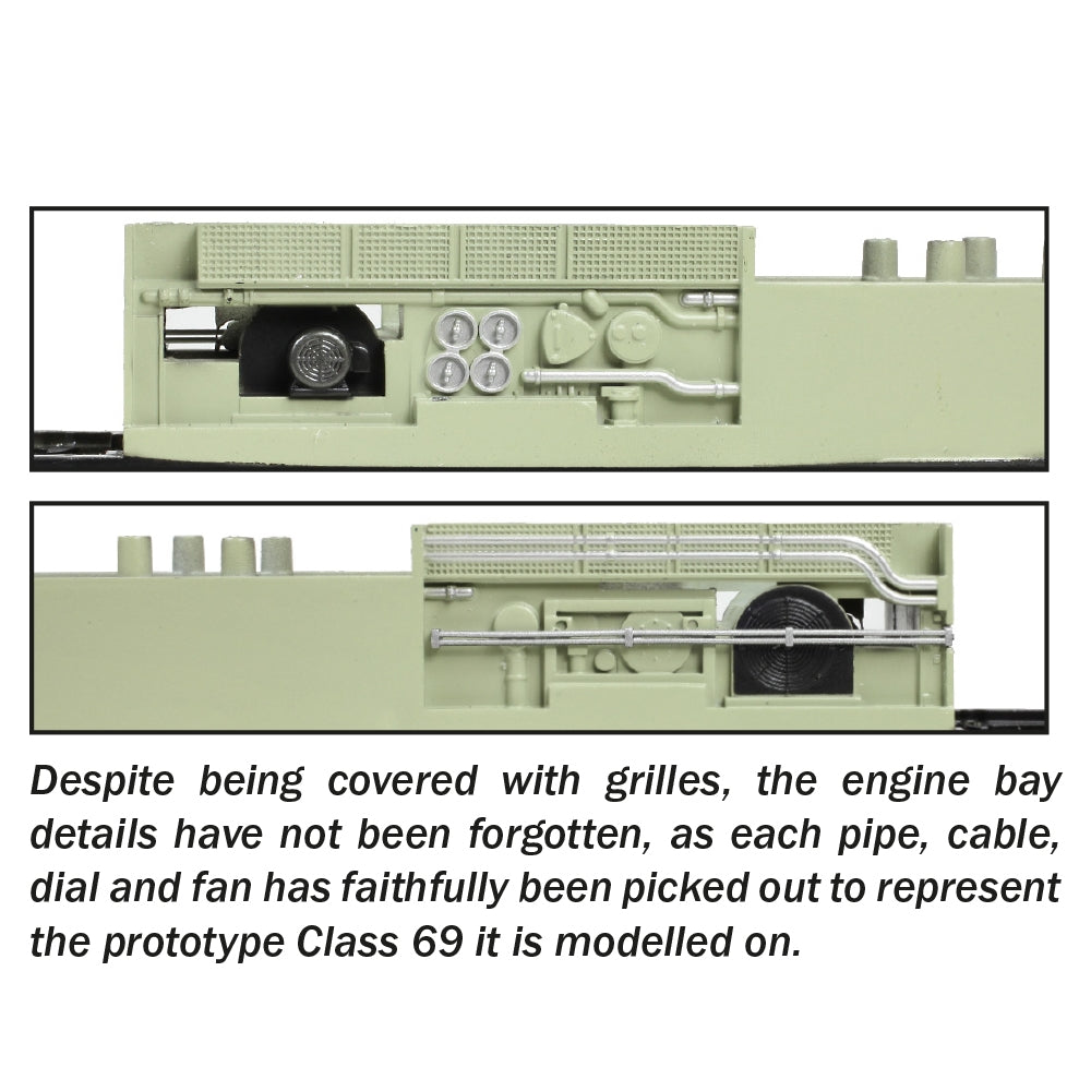 BACHMANN 35-778 CLASS 69 (69003) 'The Railway Observer' GBRF Livery (DCC Ready) - Chester Model Centre