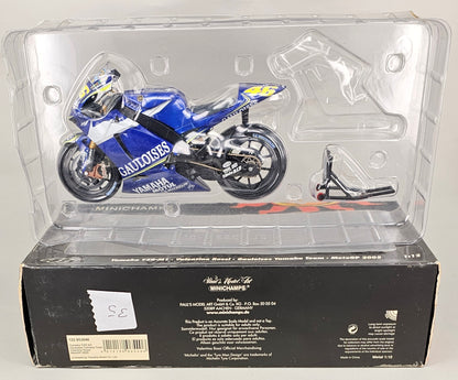 MINICHAMPS 122 053046 - 1/12 Scale Die-Cast YAMAHA YZR-M1 Gauloises Yamaha Team Valentino Rossi MotoGP 2005 - Chester Model Centre