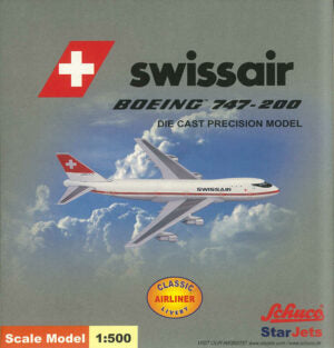StarJets 1:500 Swissair Boeing 747-200 SJSWR153 - Chester Model Centre